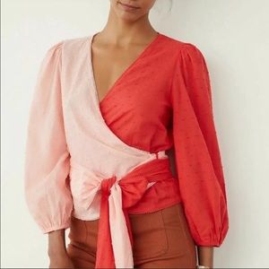 🆕 Anthropologie Farm Rio colorblock top